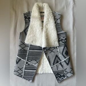 Mossimo Supply Co Sherpa Aztec Printed Vest